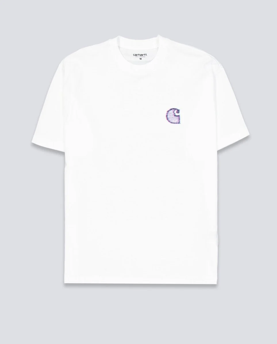 Camiseta Carhartt WIP S/S Mind Your Head Blanca Unisex - Image 3