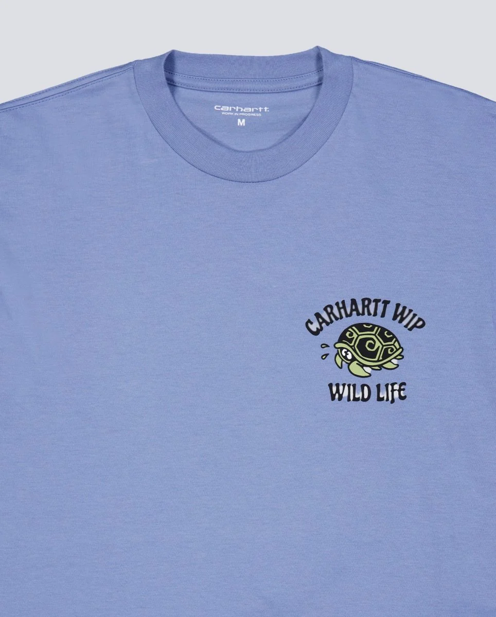 Camiseta Carhartt WIP S/S Wild Life Azul Unisex - Image 4