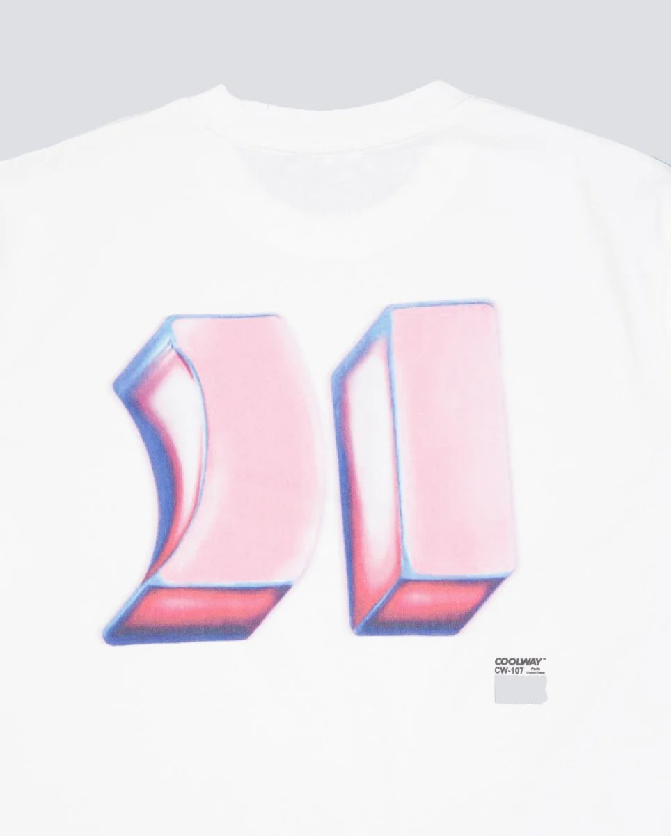 Camiseta Coolway Dual Blanco Unisex - Image 4