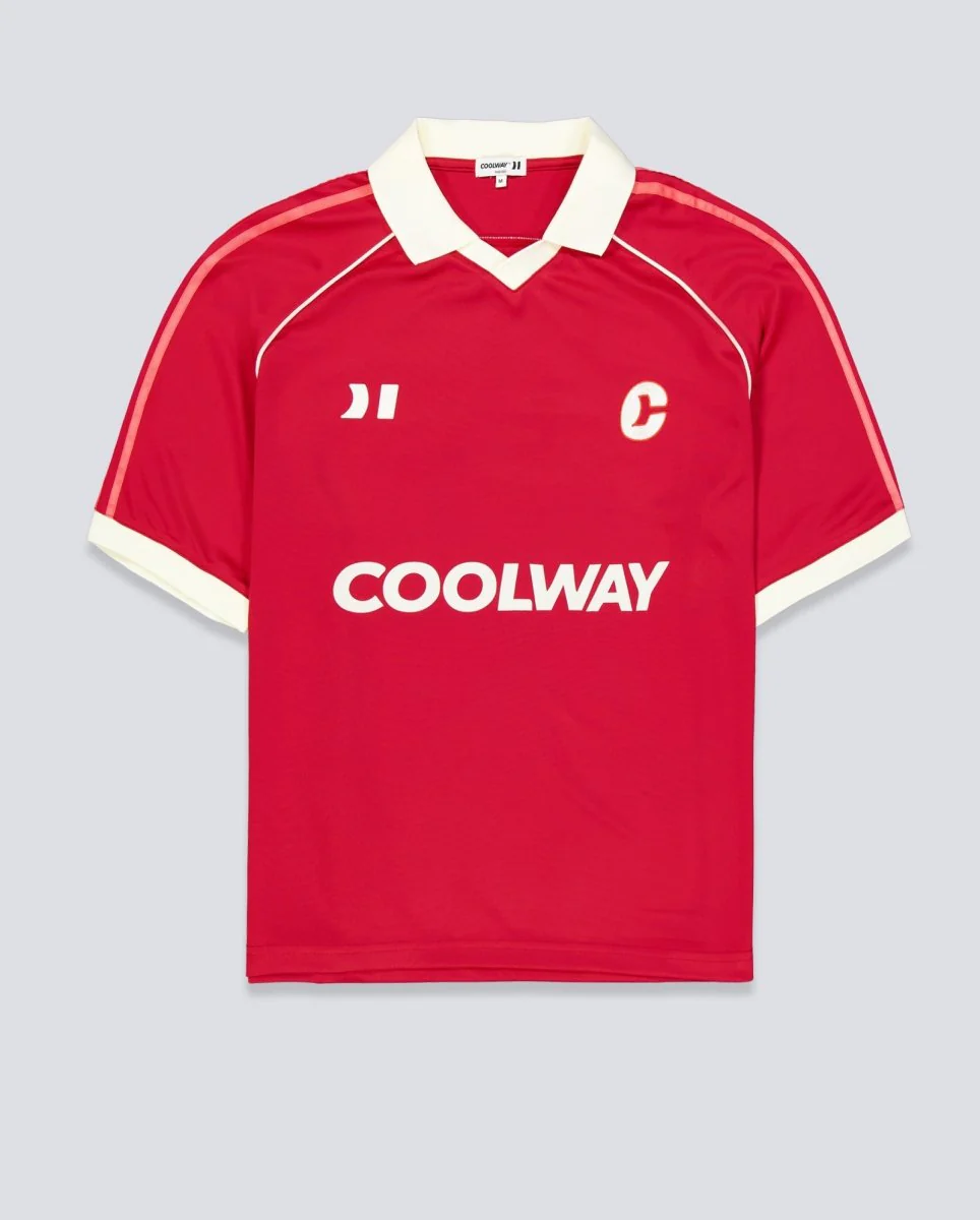 Camiseta Coolway Goalway Rojo Unisex