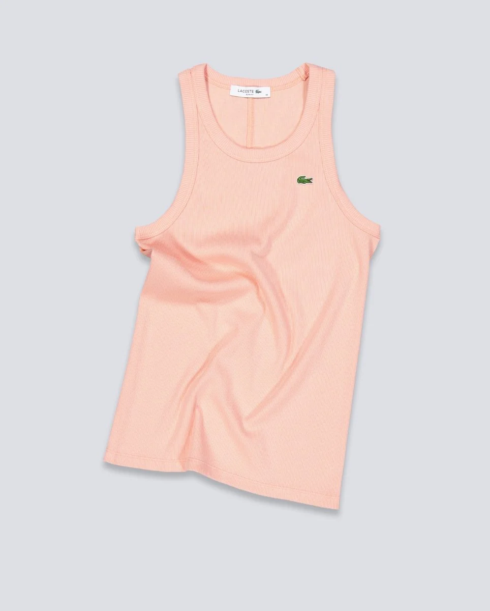 Top De Tirantes Lacoste Rosa Mujer - Image 2