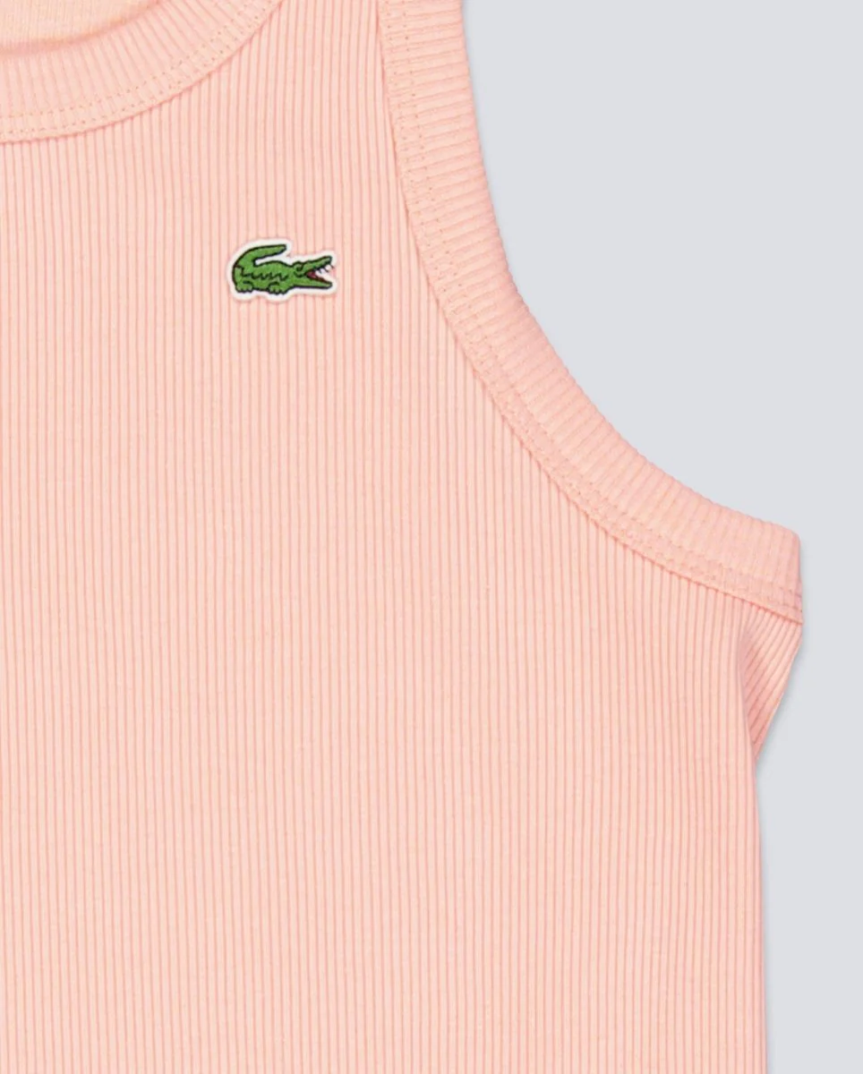 Top De Tirantes Lacoste Rosa Mujer - Image 3