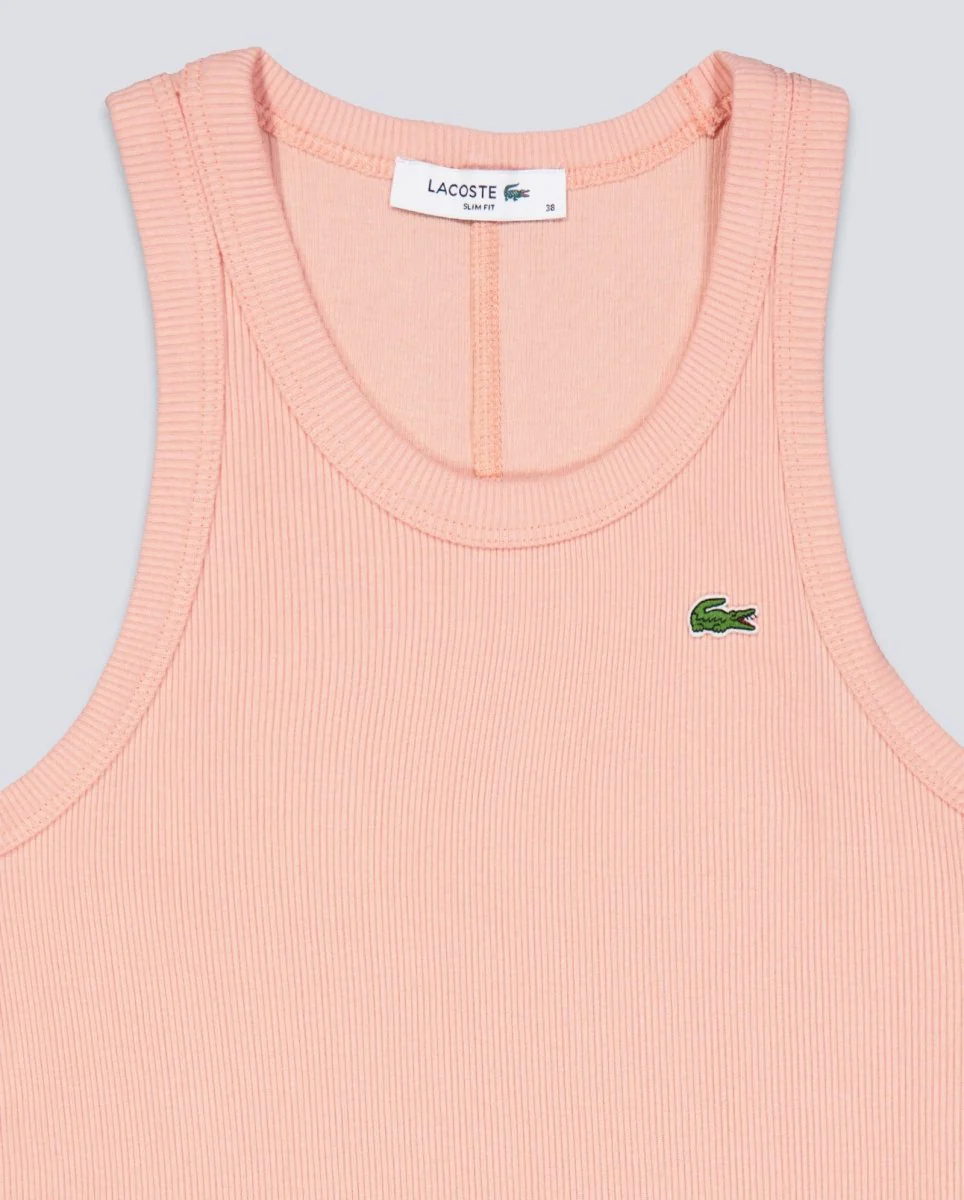 Top De Tirantes Lacoste Rosa Mujer - Image 4