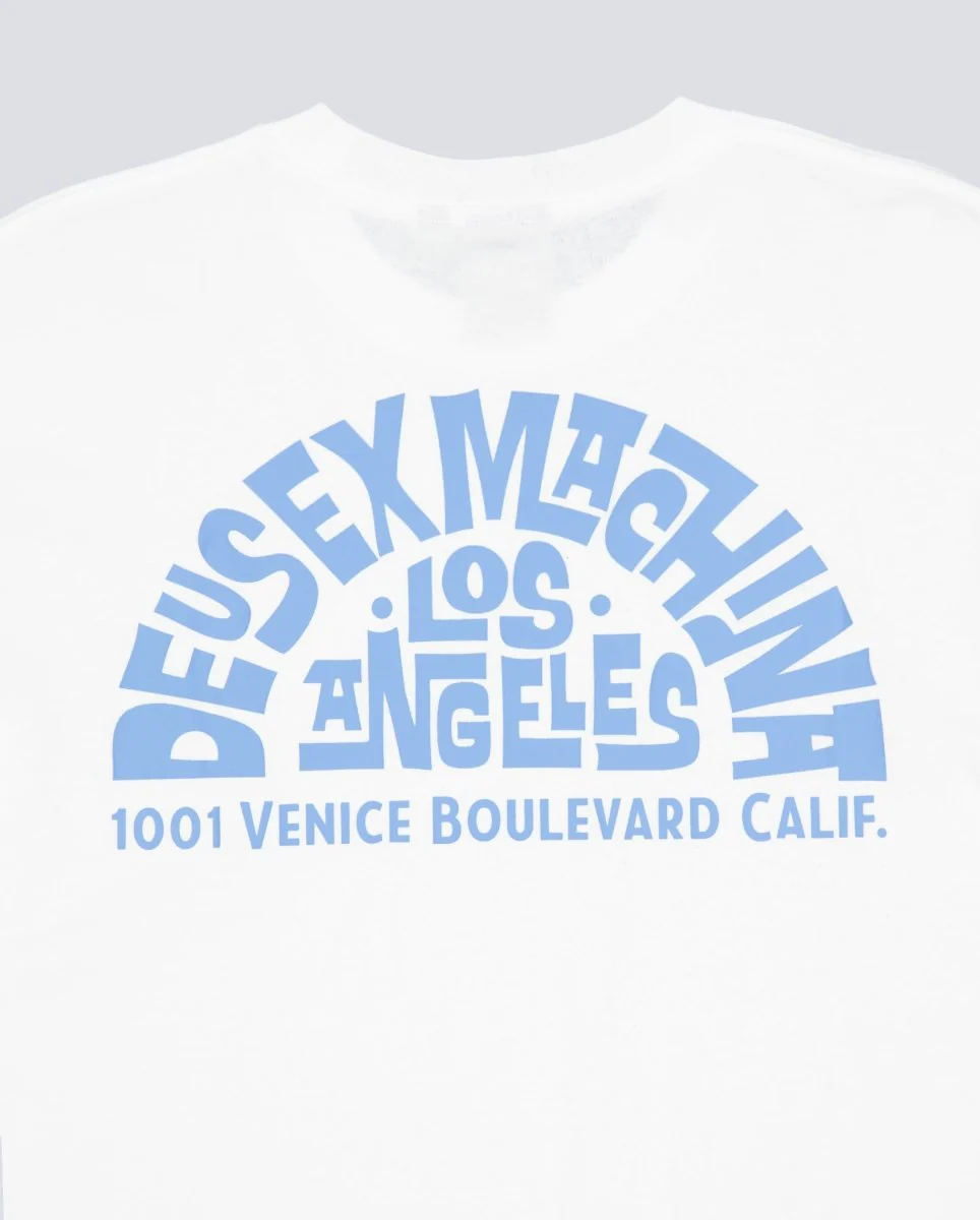 Camiseta Deus Los Angeles Address Beige Unisex - Image 5