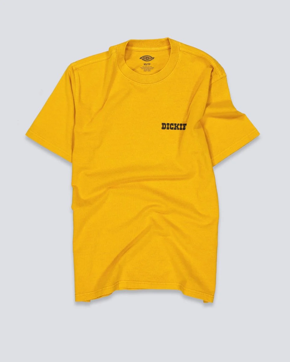 Camiseta Dickies Darrtown Amarillo Unisex - Image 2