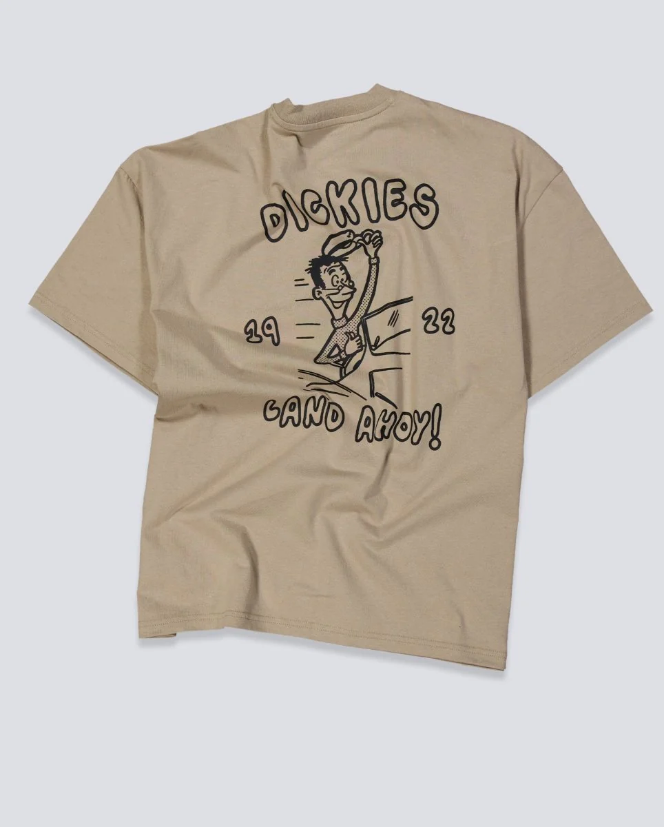Camiseta Dickies Decartuville Beige Unisex - Image 2