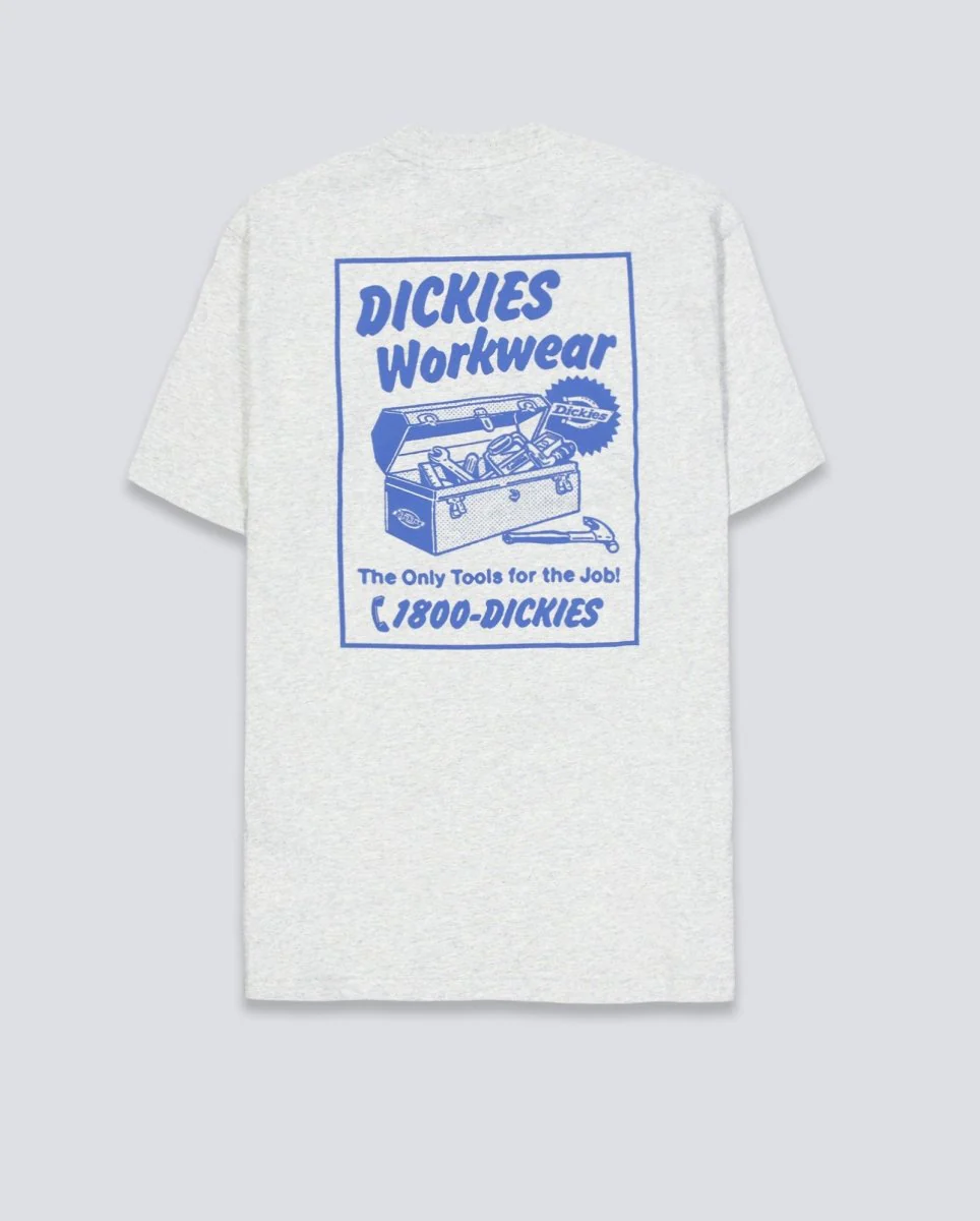 Camiseta Dickies Dry Ridge Gris Unisex - Image 3