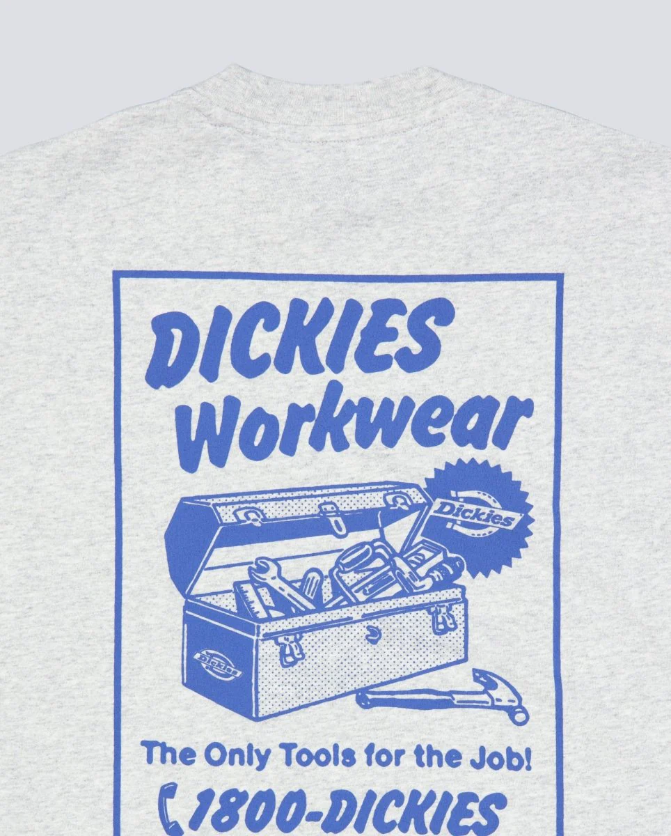 Camiseta Dickies Dry Ridge Gris Unisex - Image 6