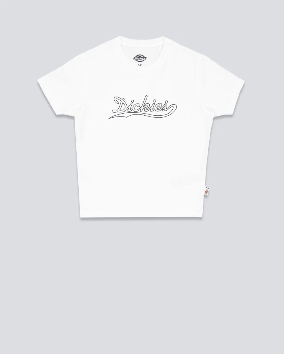 Camiseta Dickies Loose Wave Blanco Mujer