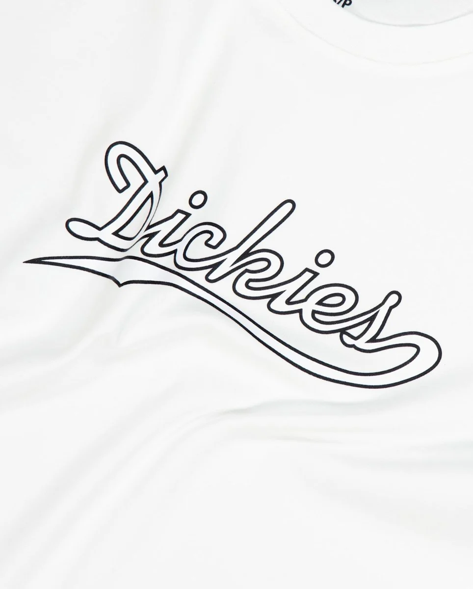 Camiseta Dickies Loose Wave Blanco Mujer - Image 2