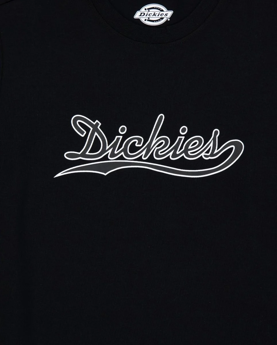 Camiseta Dickies Loose Wave Negro Mujer - Image 2