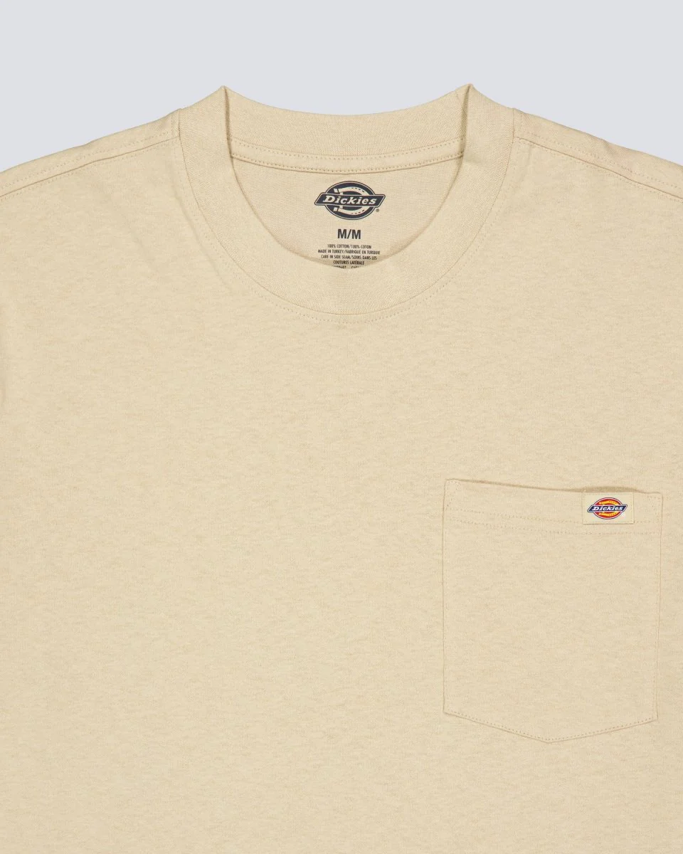 Camiseta Dickies Luray Pocket Beige Hombre - Image 3