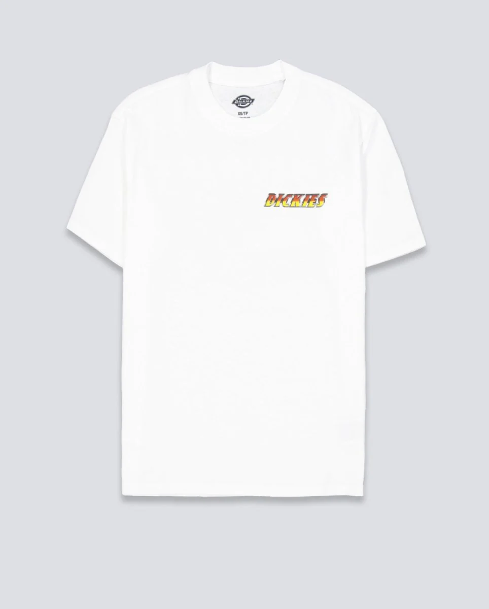 Camiseta Dickies Nashport Pit Crew Blanco Unisex