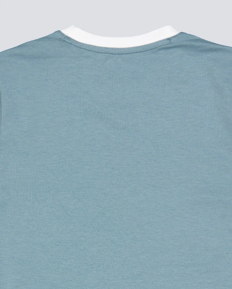 Camiseta Dickies Plainville Ringer Verde Mujer - Image 6