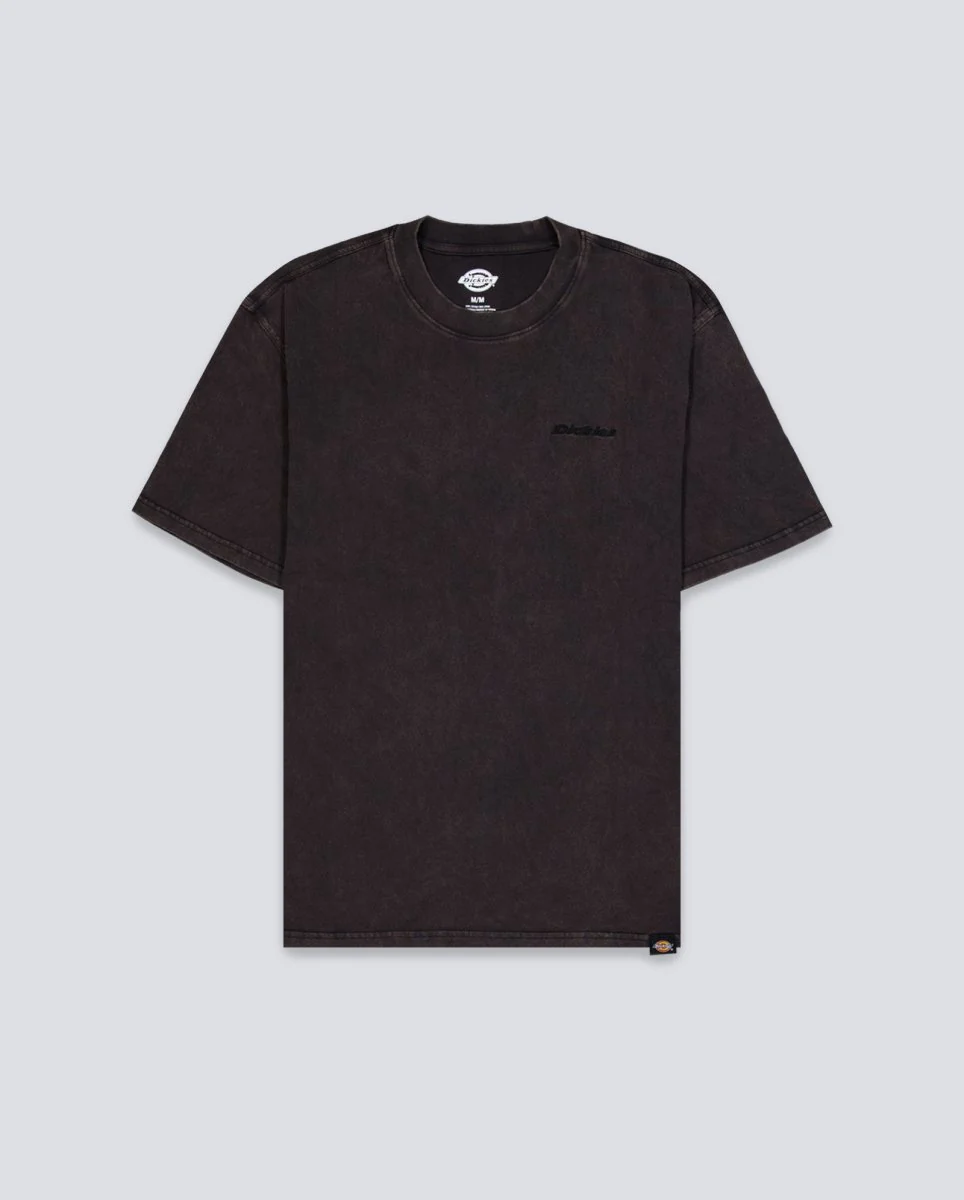 Camiseta Dickies Plentywood Double Dye Acid Negro Hombre