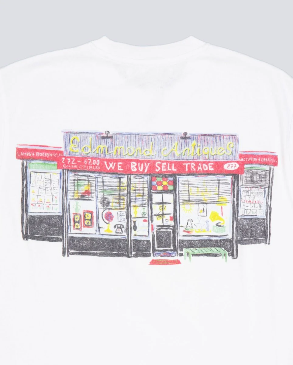 Camiseta Edmmond Studios Antiques Blanco Unisex - Image 6