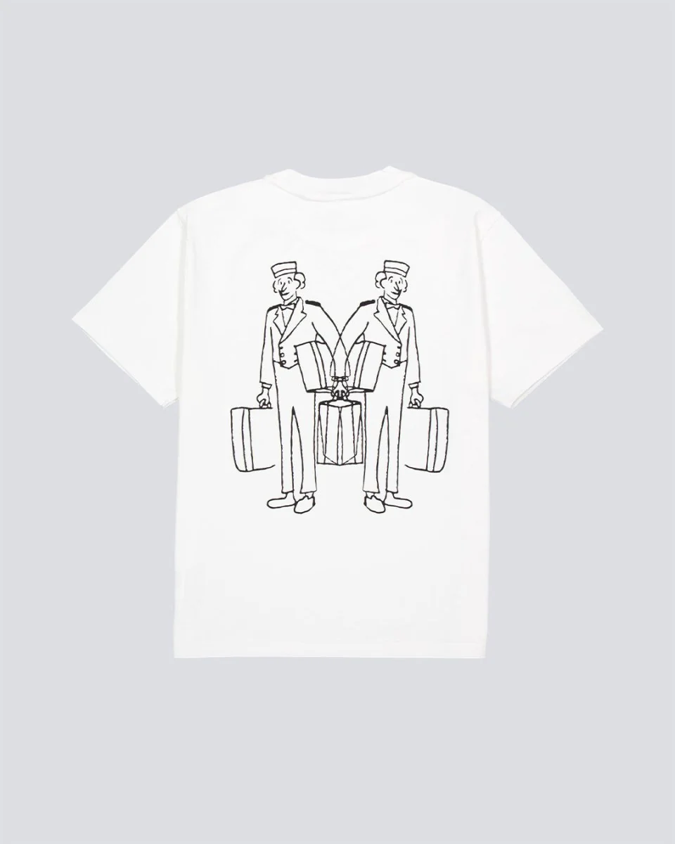 Camiseta Edmmond Studios Bellboy Blanco Unisex - Image 2