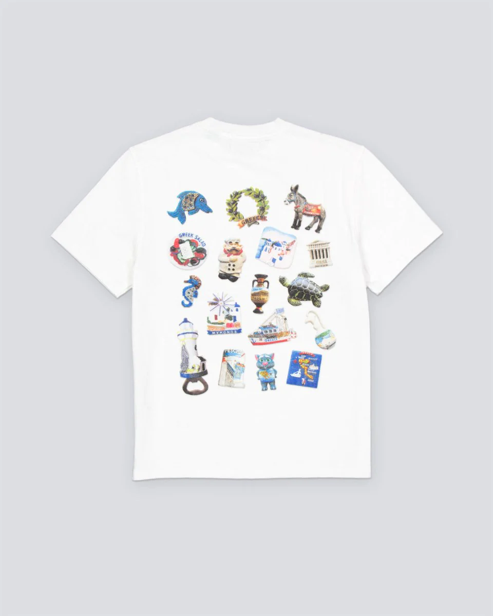 Camiseta Edmmond Studios Fridge Magnets Blanco Unisex - Image 2