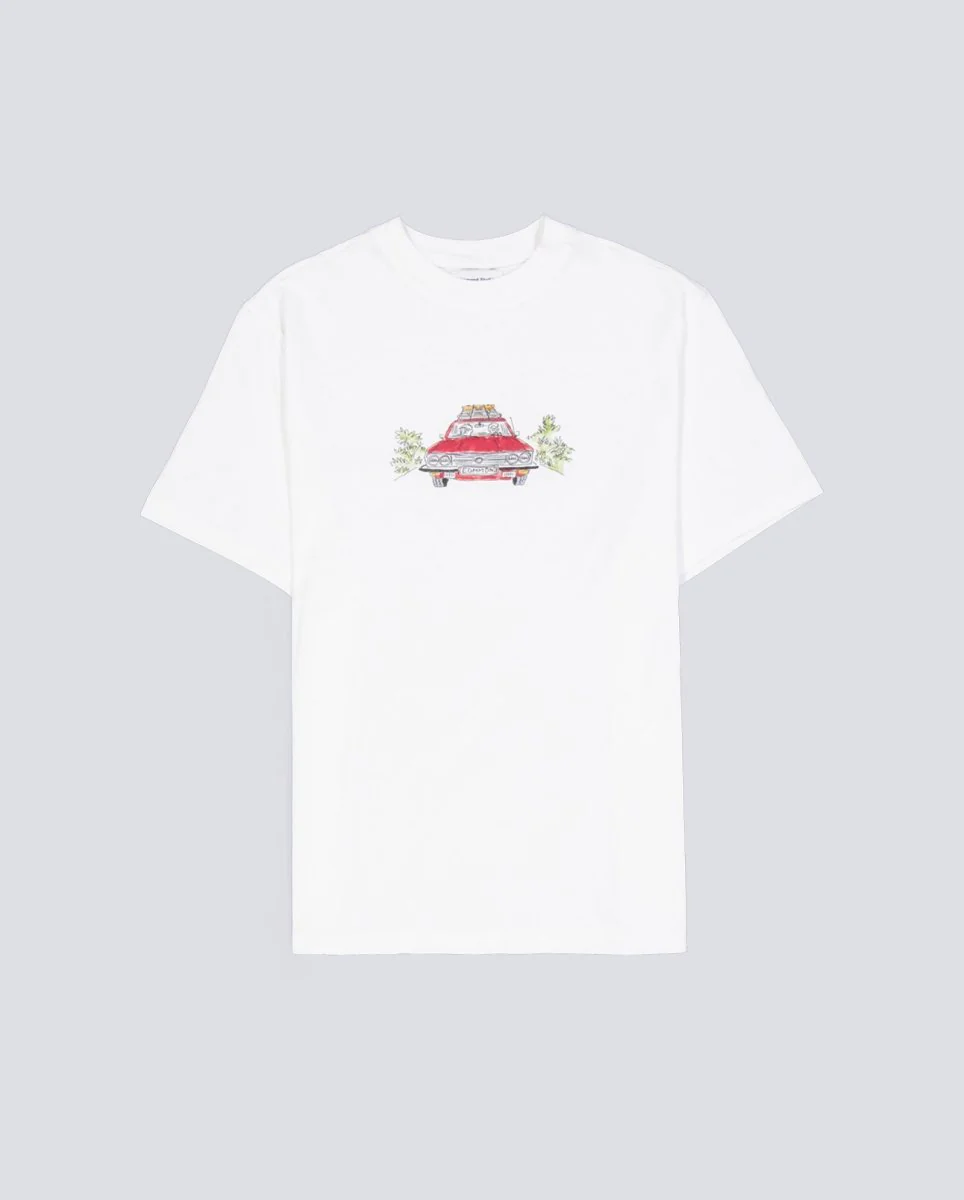 Camiseta Edmmond Studios Holiday Auto Blanco Hombre