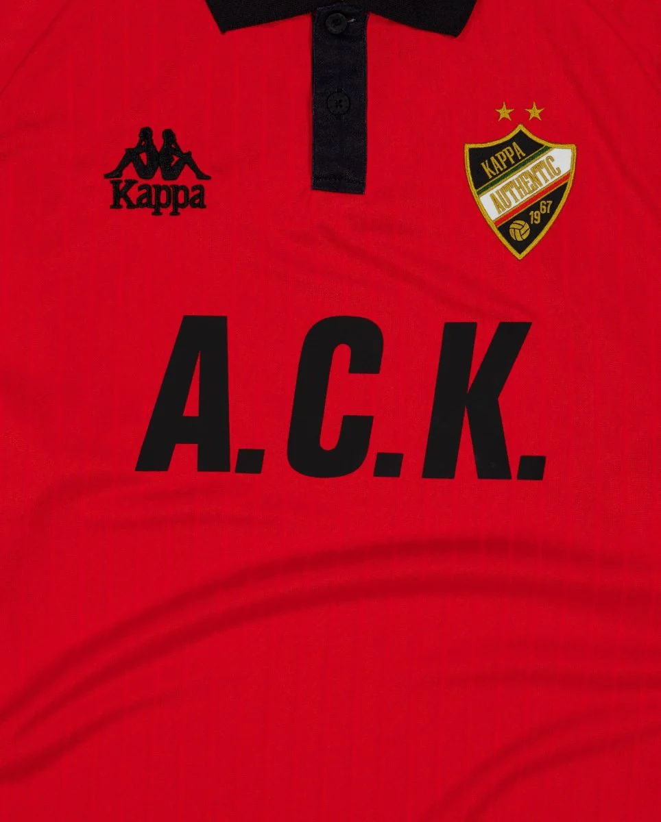 Camiseta Kappa Authentic Sloan Rojo Unisex - Image 4