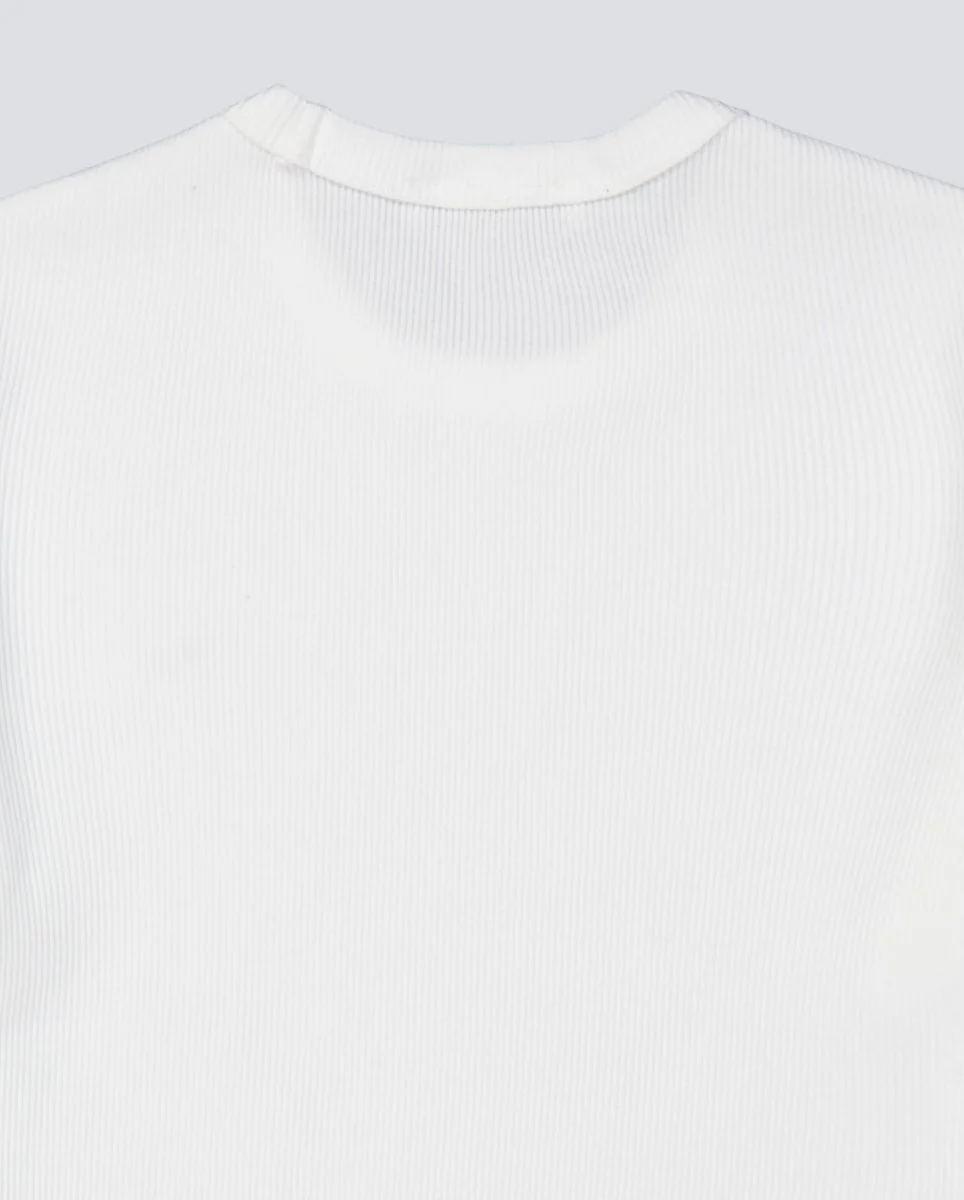 Camiseta Lacoste Blanco Mujer - Image 5