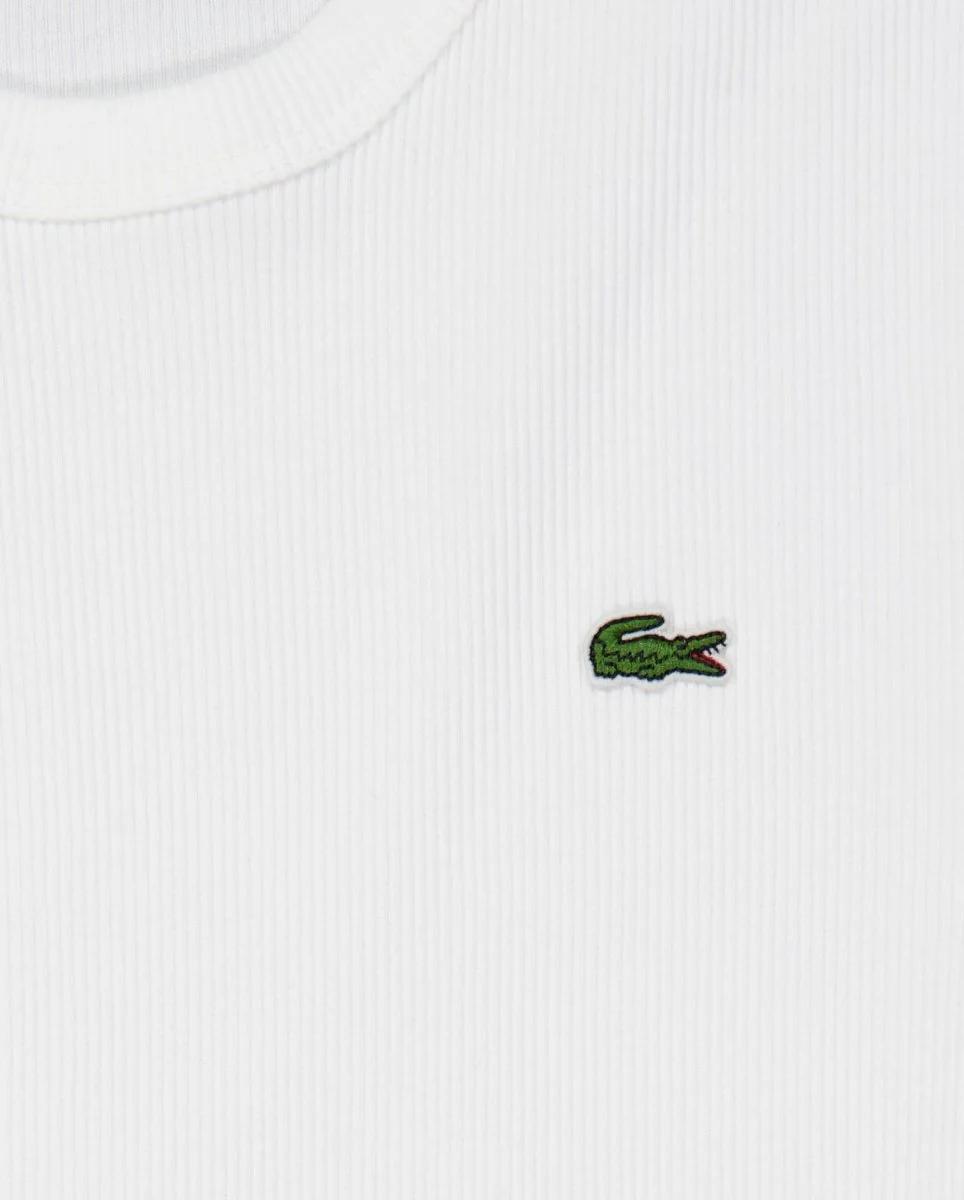 Camiseta Lacoste Blanco Mujer - Image 6