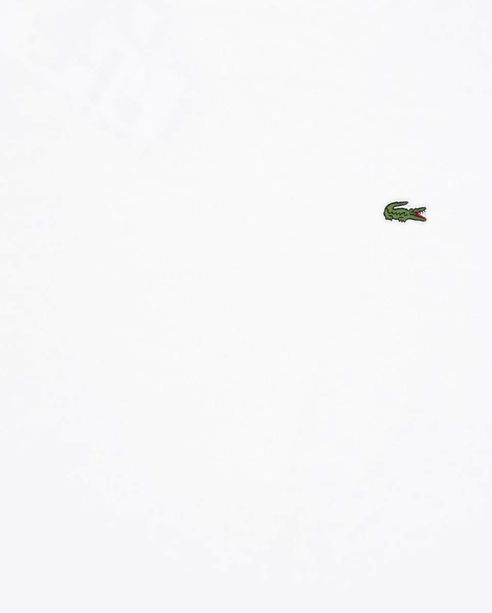 Camiseta Lacoste De Corte Holgado Blanco Mujer - Image 2