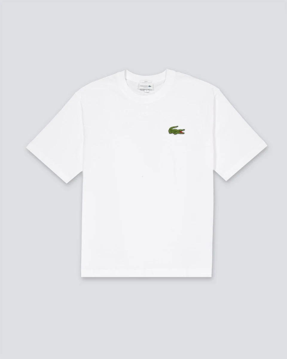 Camiseta Lacoste Loose Fit Cotton Blanco Hombre