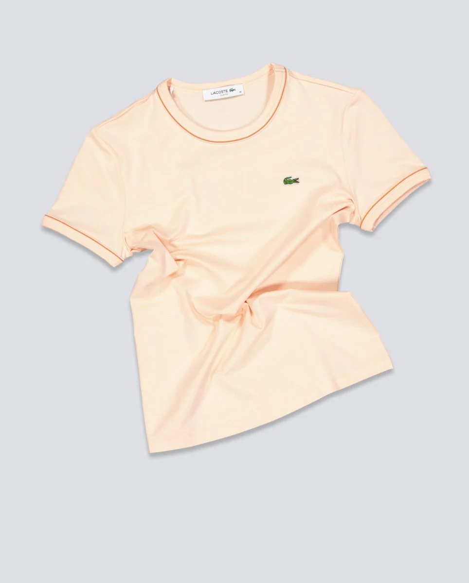 Camiseta Lacoste Rosa Mujer - Image 2