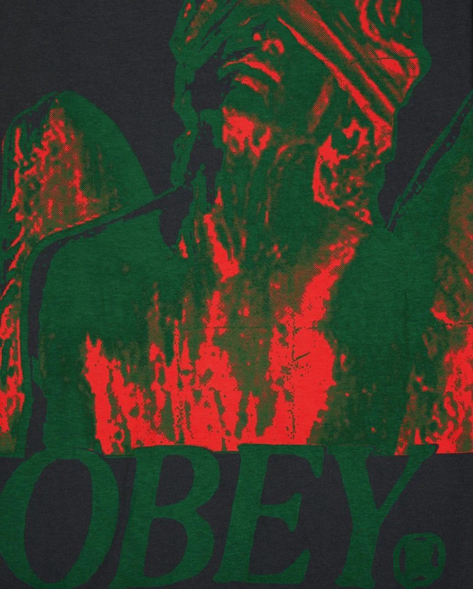 Camiseta Obey Blindfold Negro Hombre - Image 3