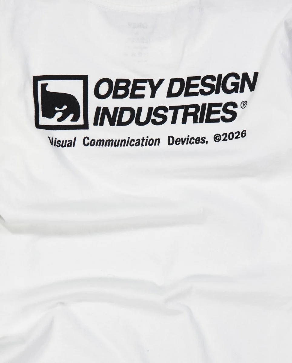 Camiseta Obey Devices Pigment Blanco Hombre - Image 2