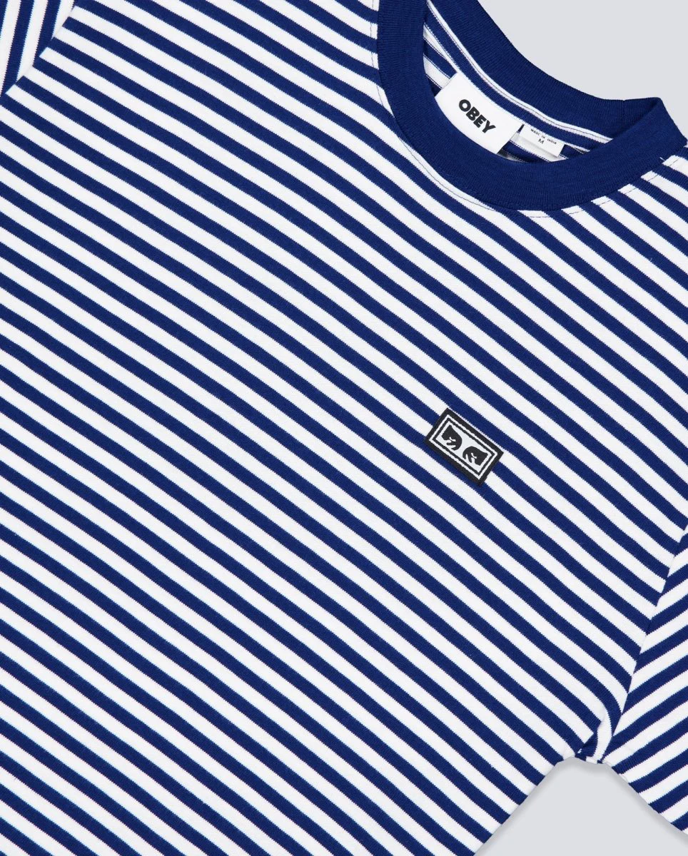 Camiseta Obey Established Works Eyes Azul Unisex - Image 6
