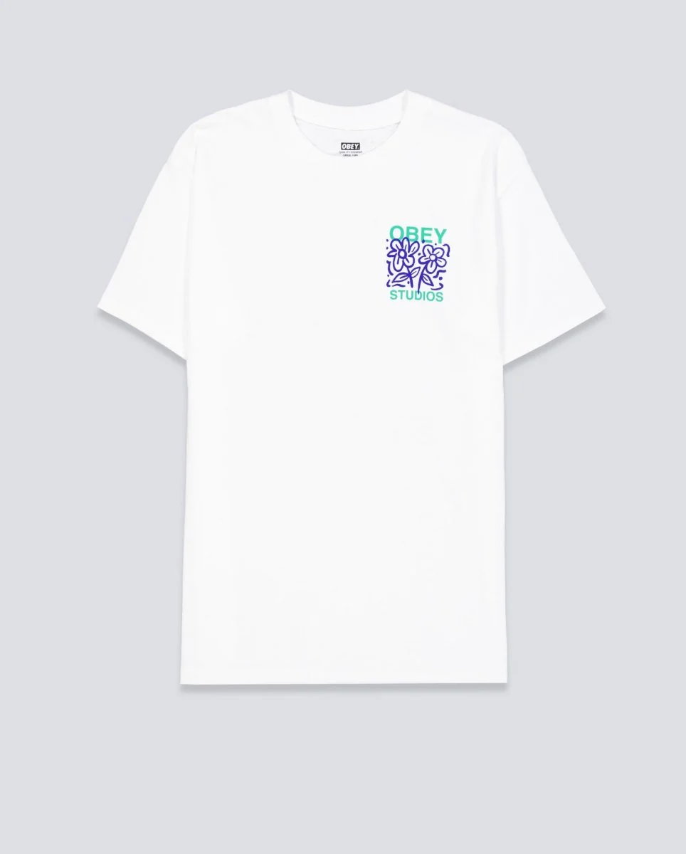 Camiseta Obey Grown With Love Blanco Unisex