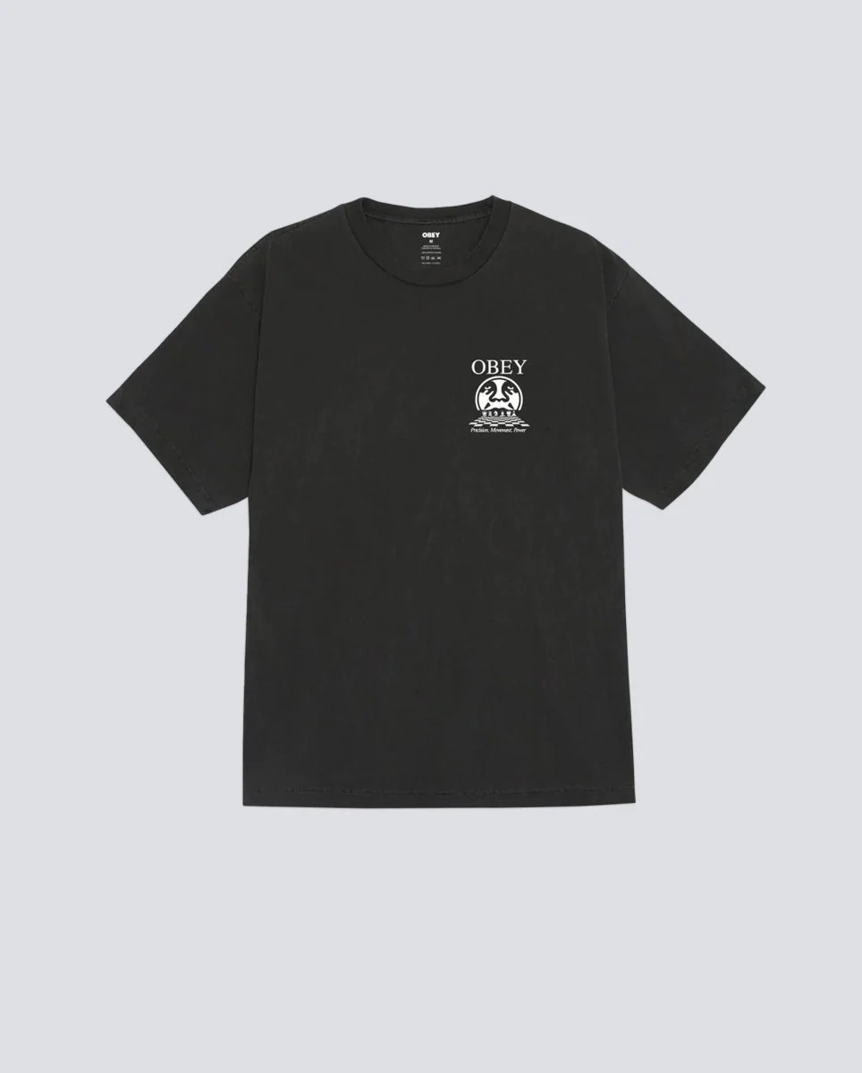 Camiseta Obey Precision Negro Hombre