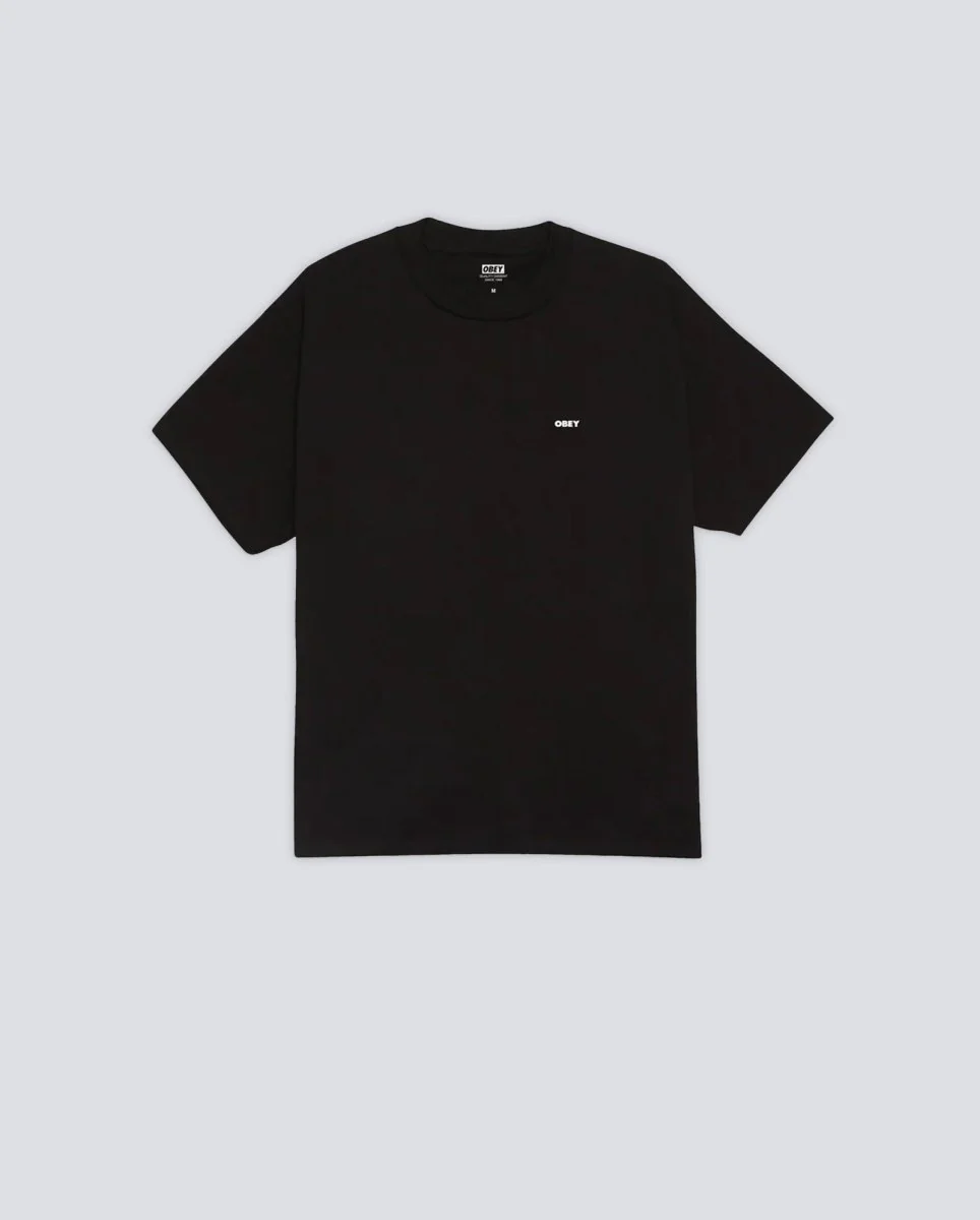 Camiseta Obey Quarter Icon Negro Hombre