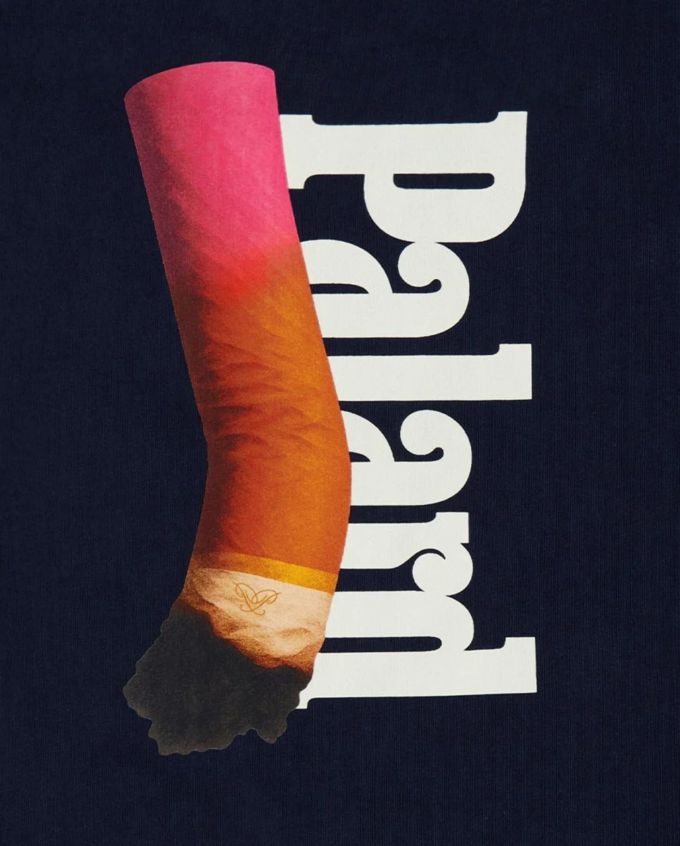 Camiseta Palard Cigarette Lipstick Azul Oscuro Hombre - Image 6
