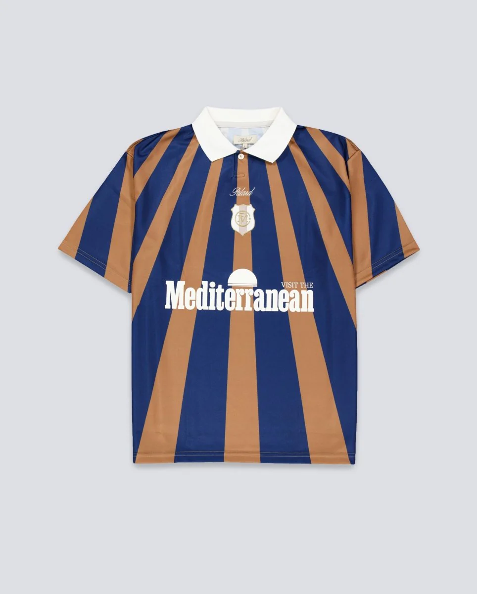 Camiseta Palard Mediterranean FC25 Away Azul y Marrón Unisex