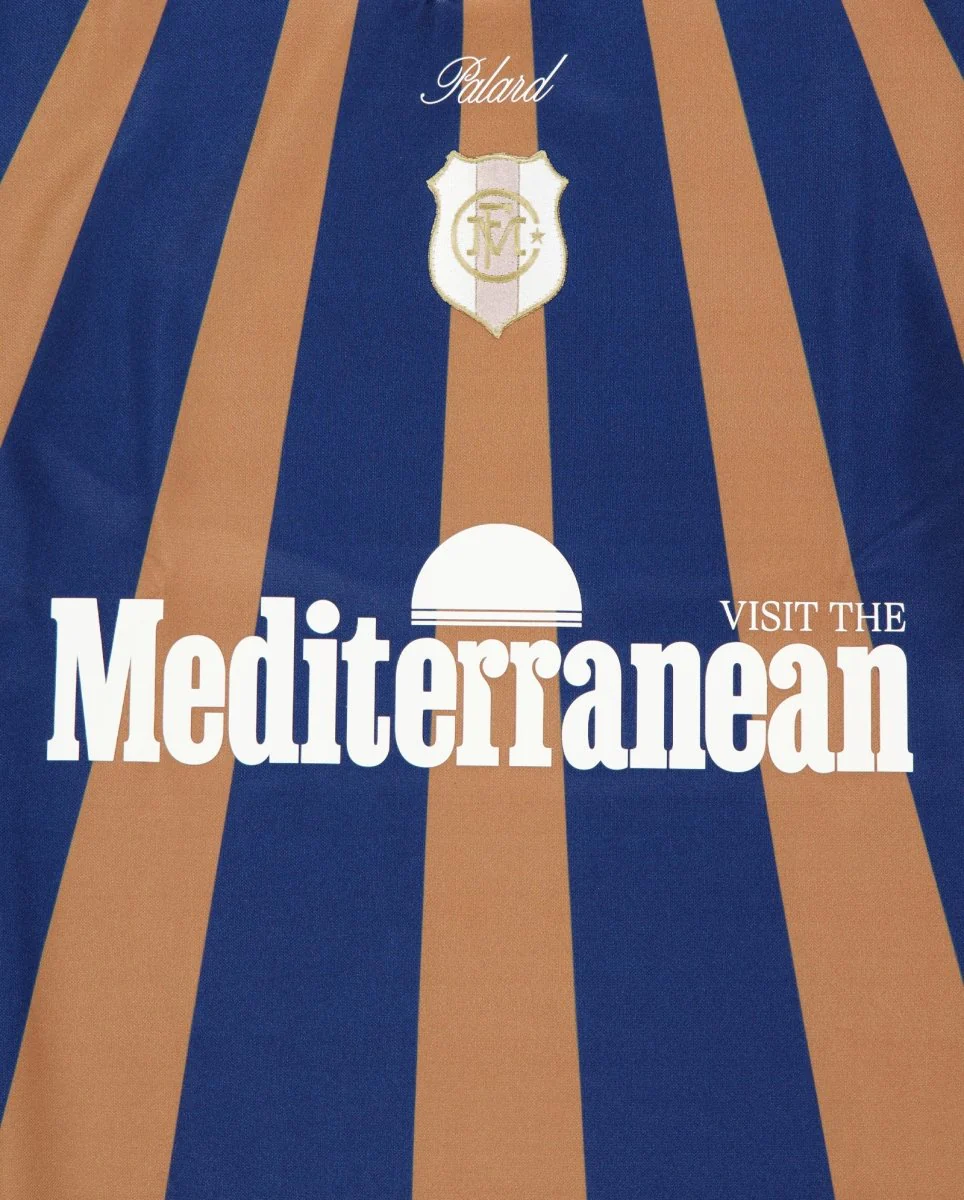 Camiseta Palard Mediterranean FC25 Away Azul y Marrón Unisex - Image 2