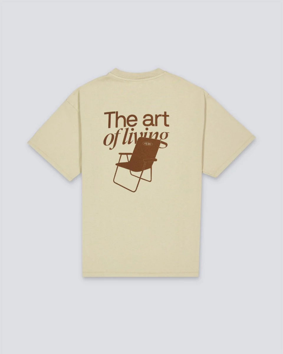 Camiseta Palard The Art of Living Beige Hombre - Image 2