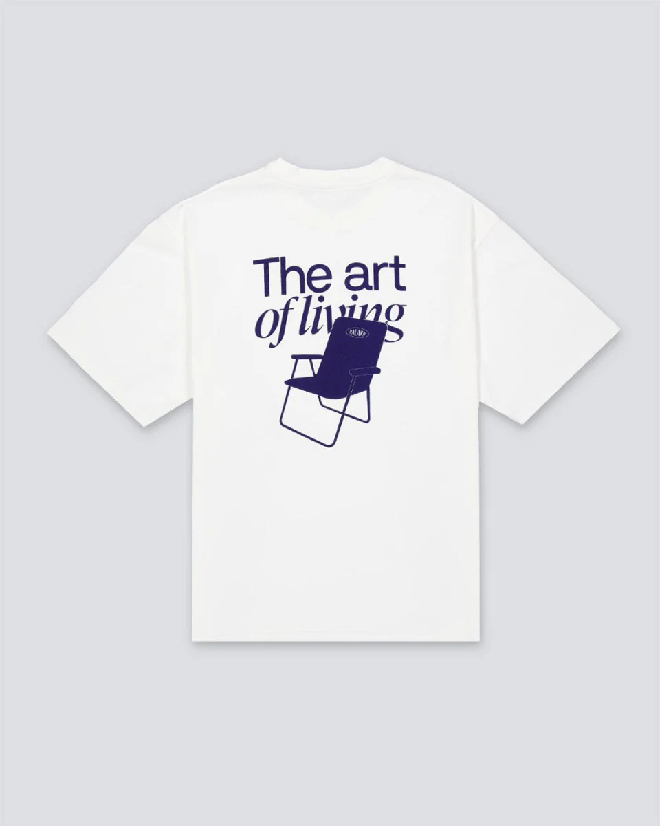 Camiseta Palard The Art of Living Blanco Hombre - Image 2