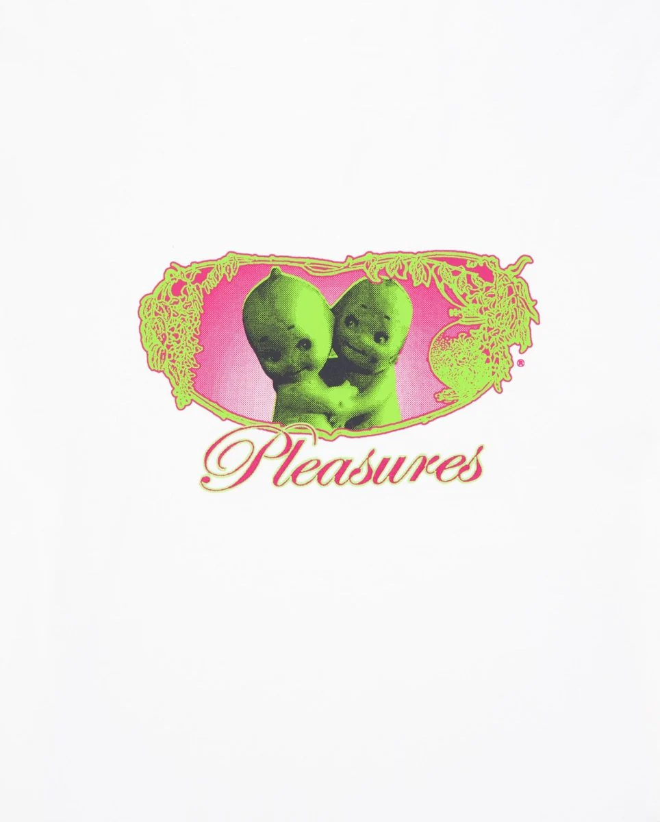 Camiseta Pleasures Cutie Heavyweight Blanco Unisex - Image 2