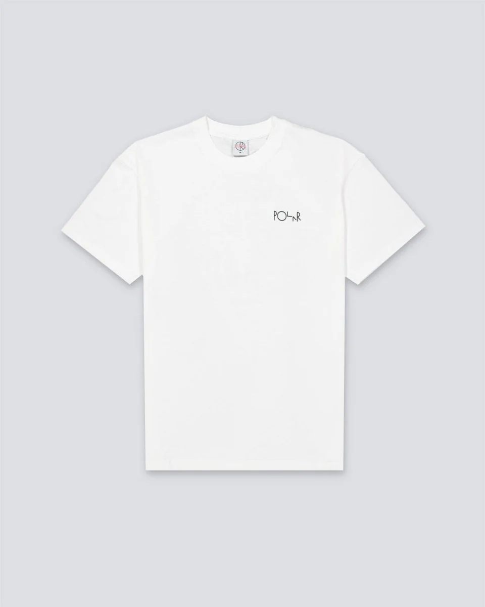Camiseta Polar Skate Co Fill Logo Ourselves Blanco Unisex