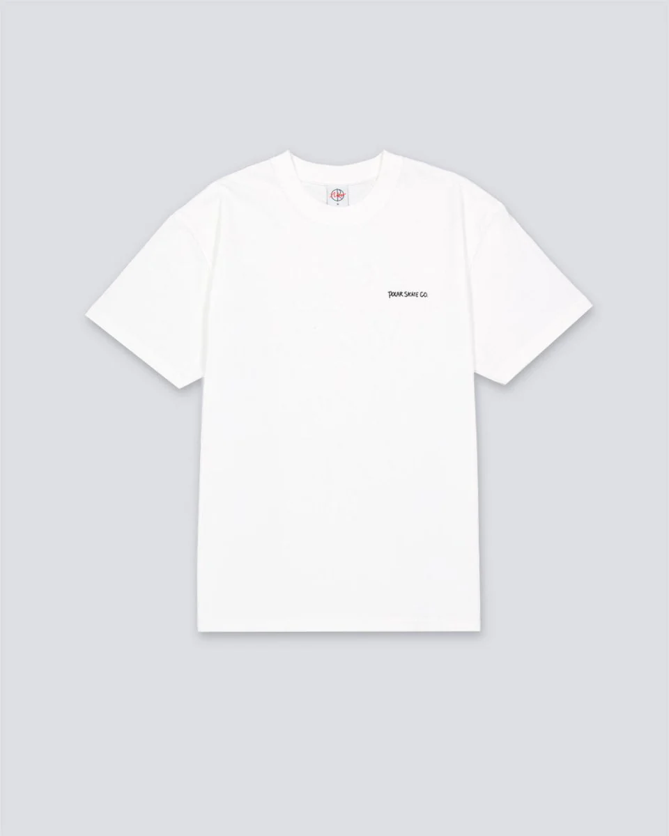 Camiseta Polar Skate Co Life in a Bubble Blanco Hombre