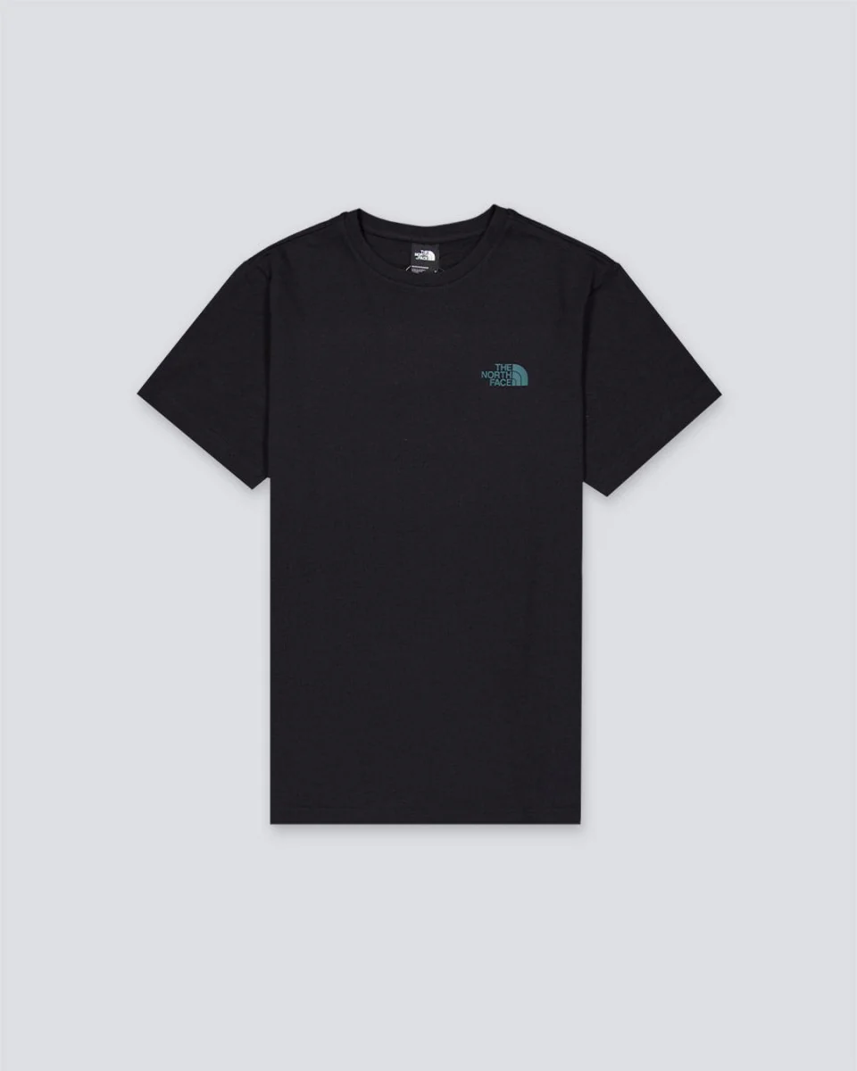 Camiseta The North Face Box Nse Tailgrid Infill Negro Hombre