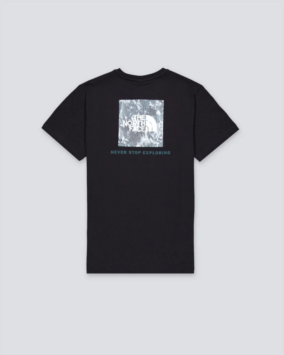 Camiseta The North Face Box Nse Tailgrid Infill Negro Hombre - Image 2