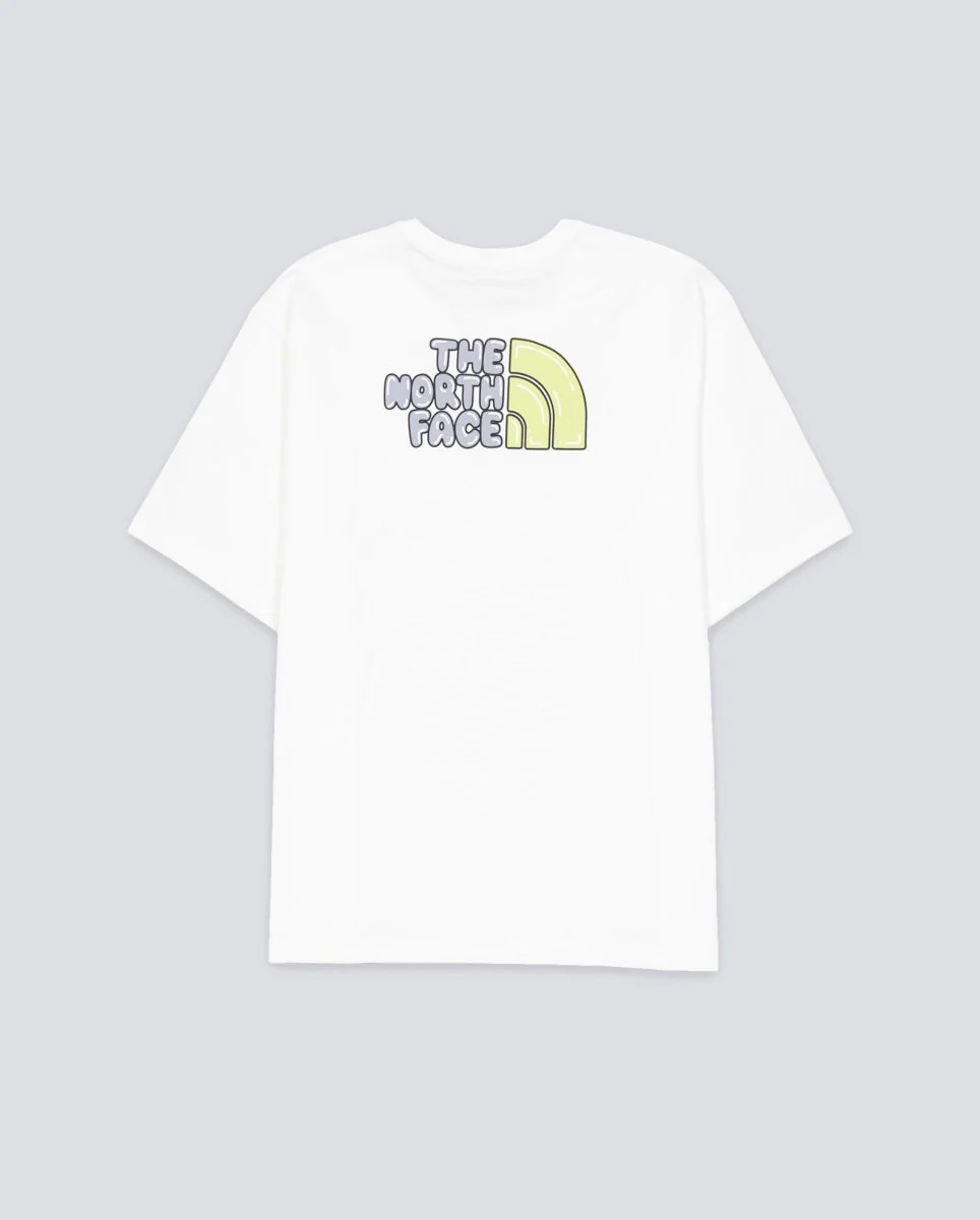 Camiseta The North Face Bubble Logo Blanco Unisex - Image 3