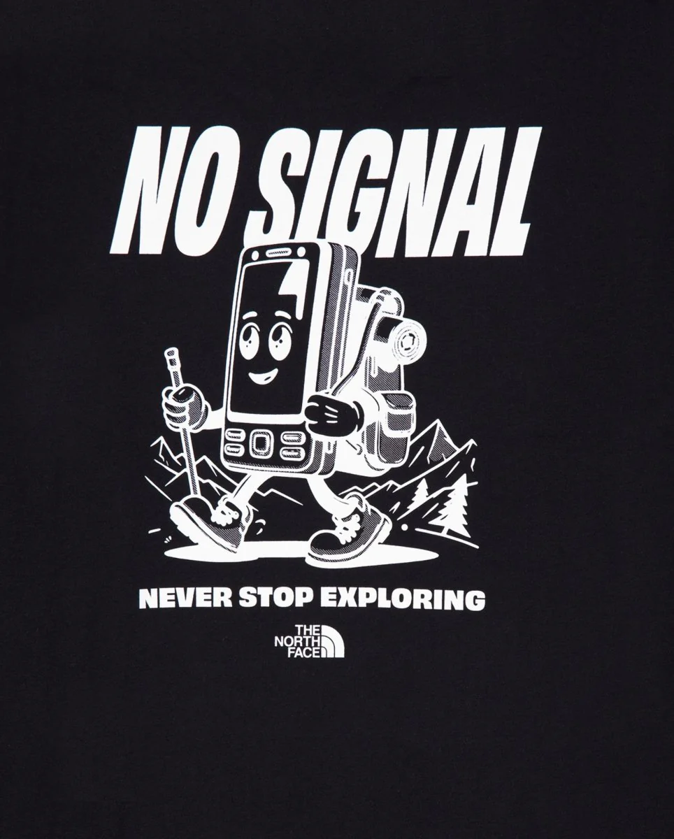 Camiseta The North Face No Signal Negro Hombre - Image 4