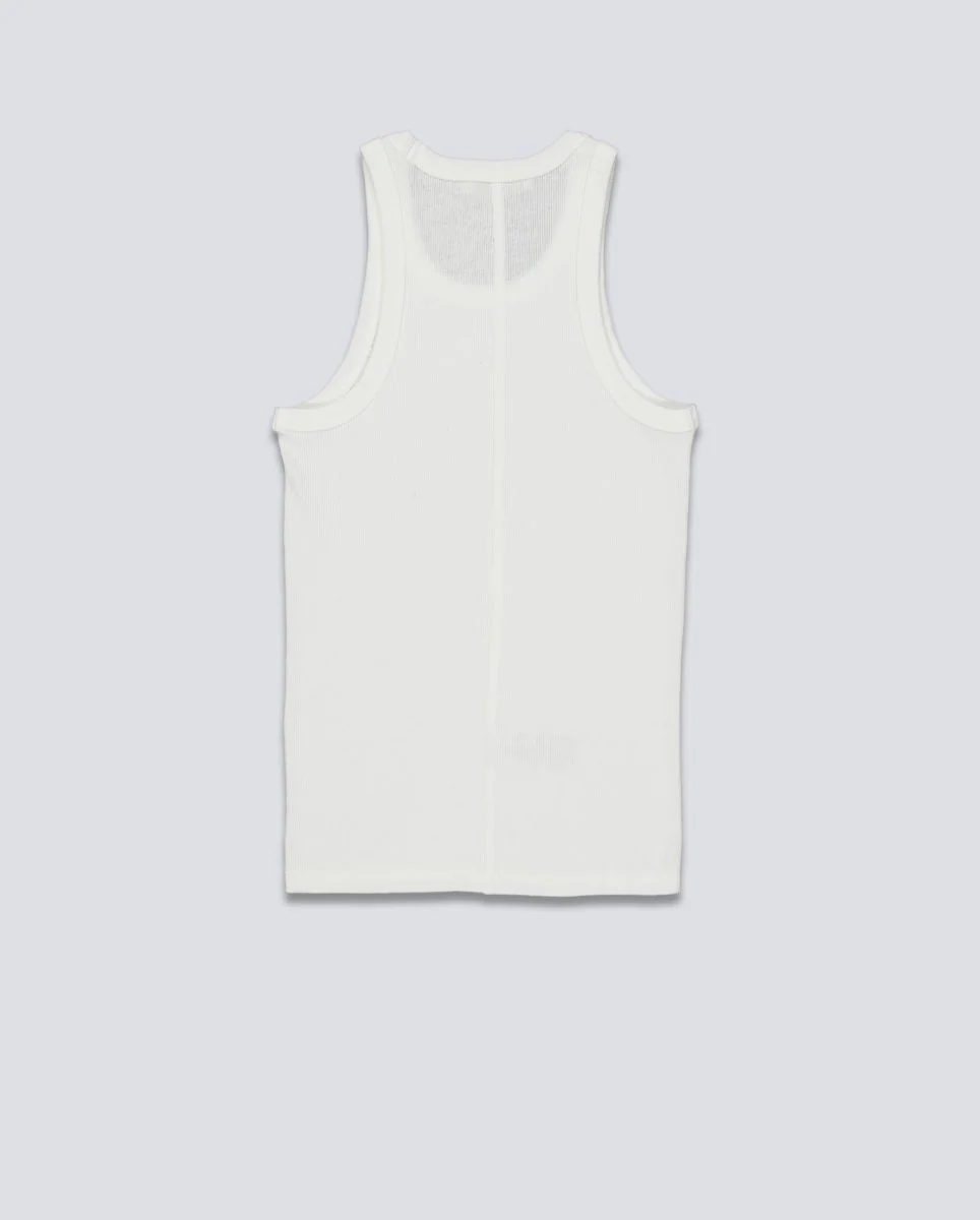 Top De Tirantes Lacoste Slim Fit Cotton Blanco Mujer - Image 3