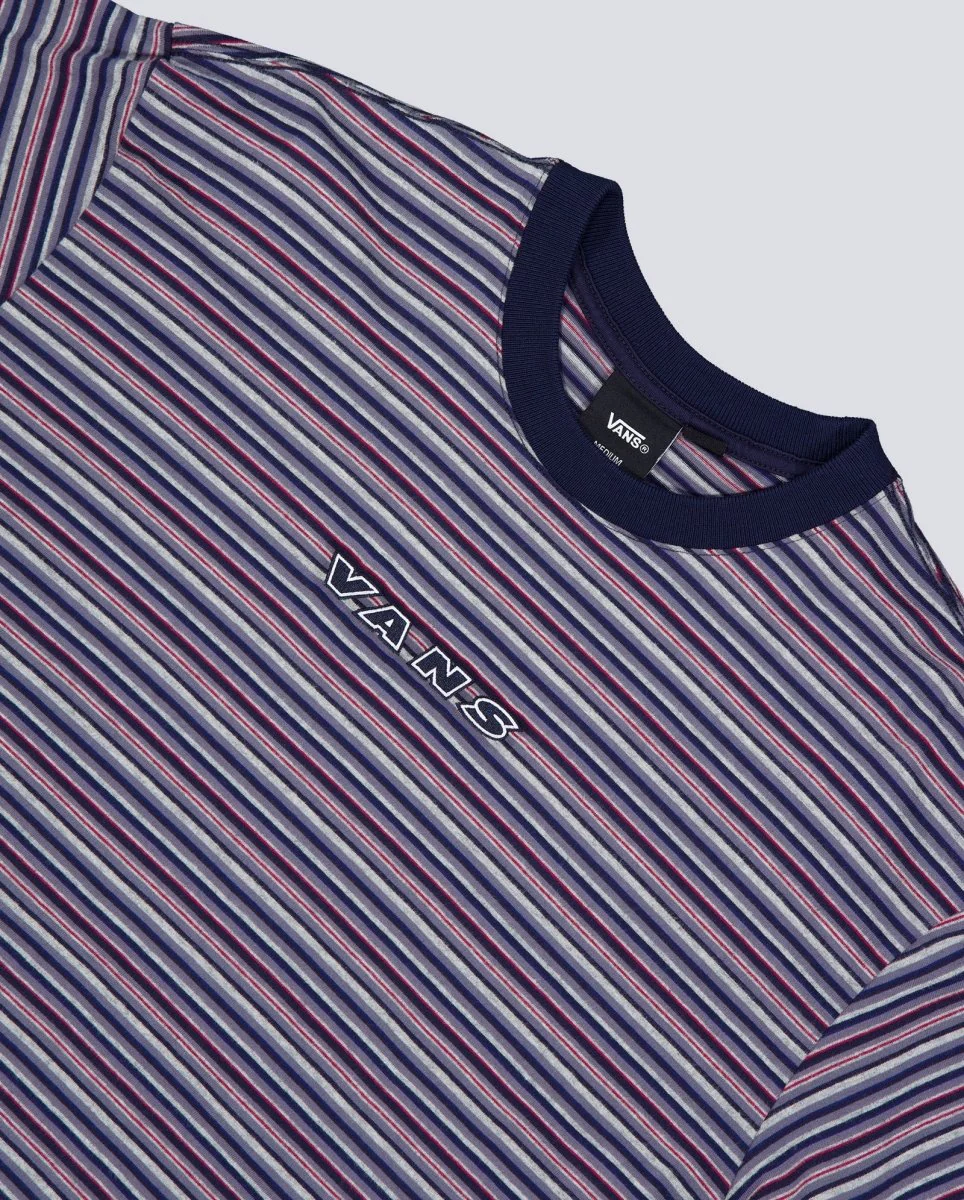 Camiseta Vans Cameron Stripe Knit Azul Unisex - Image 4
