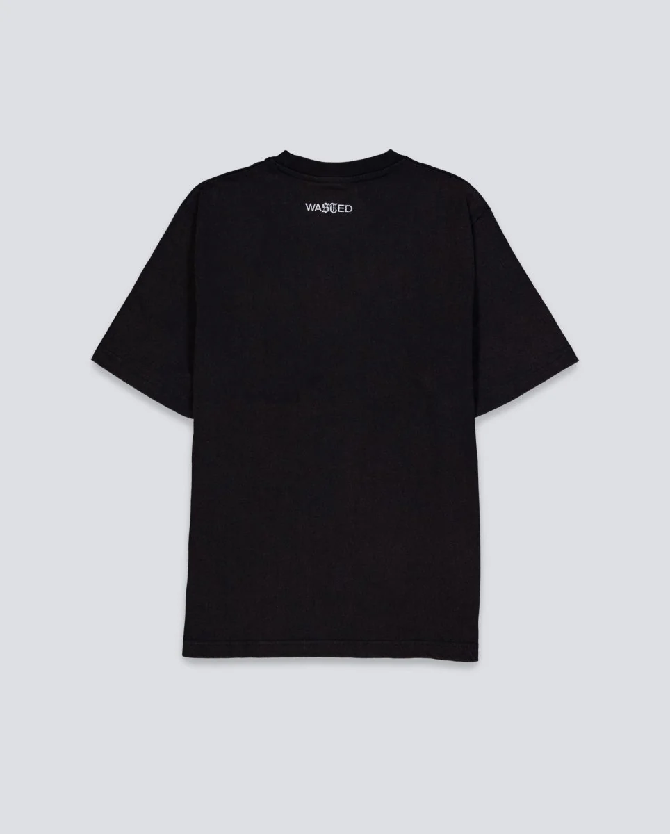 Camiseta Wasted Paris Answer Negro Unisex - Image 3